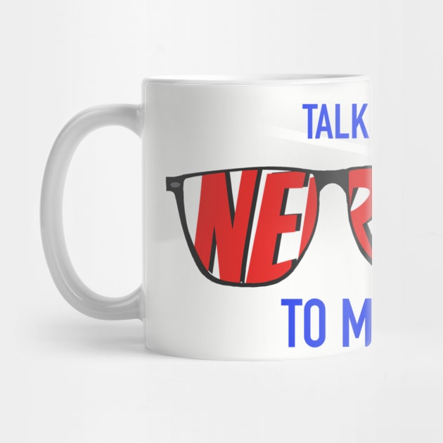 Talk Nerdy To Me - Red/Blue Glasses by The Nerd Couple